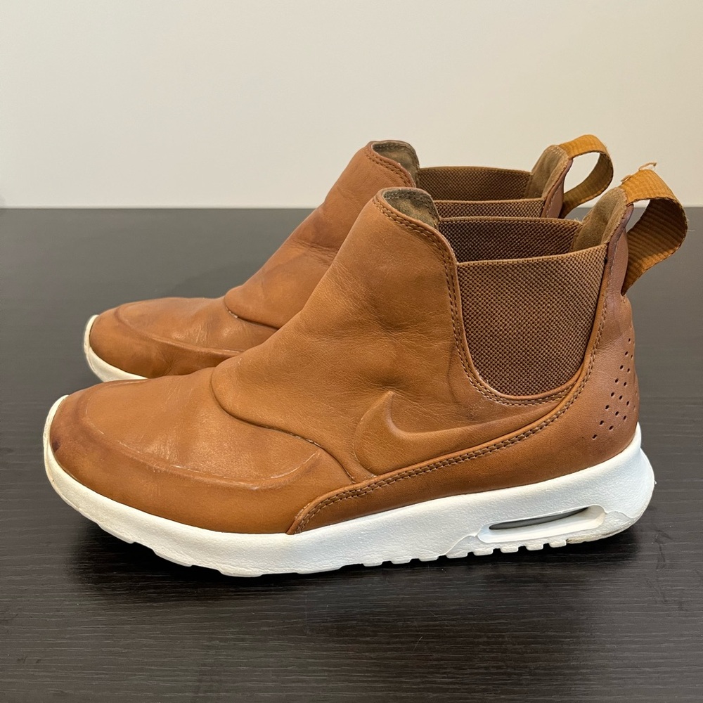 Nike Air Max Thea Mid Chelsea Style Boot Brown Sneaker 859550-200 Women’s SZ 8 - Picture 4 of 13